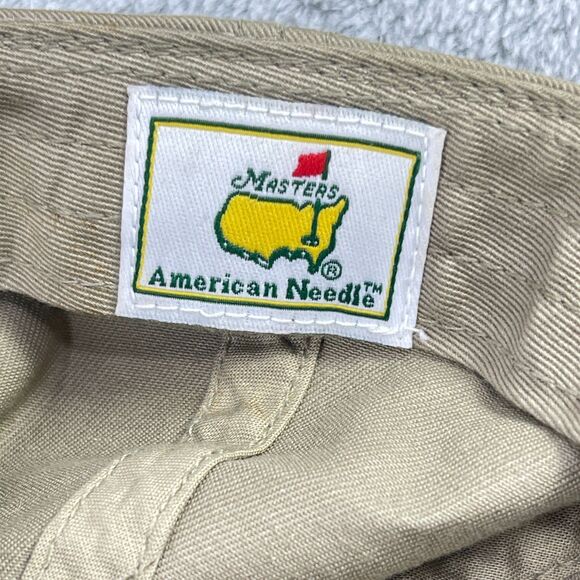 2007 Masters Hat Golf Championship Khaki American Needle Zach Johnson Strapback - Picture 11 of 12